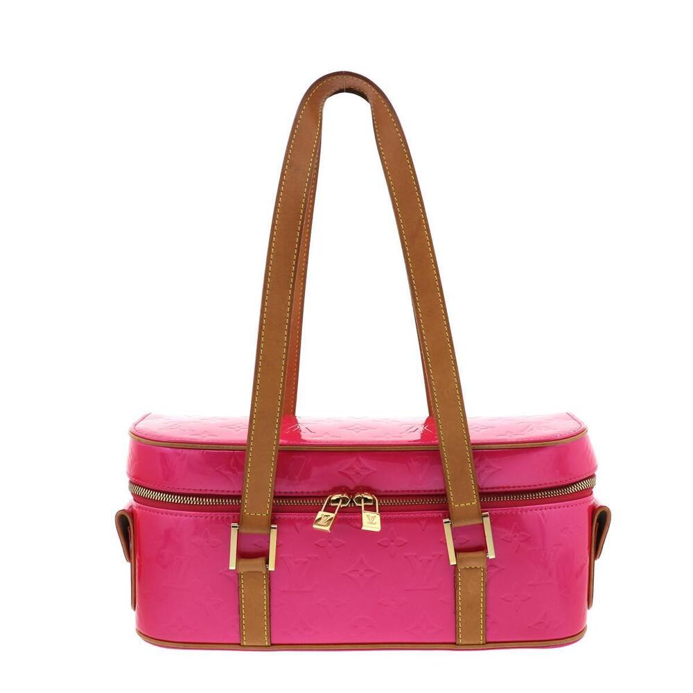 LOUIS VUITTON Sullivan Horizontal Verni Pink Bag Shoulder Messenger Monogram